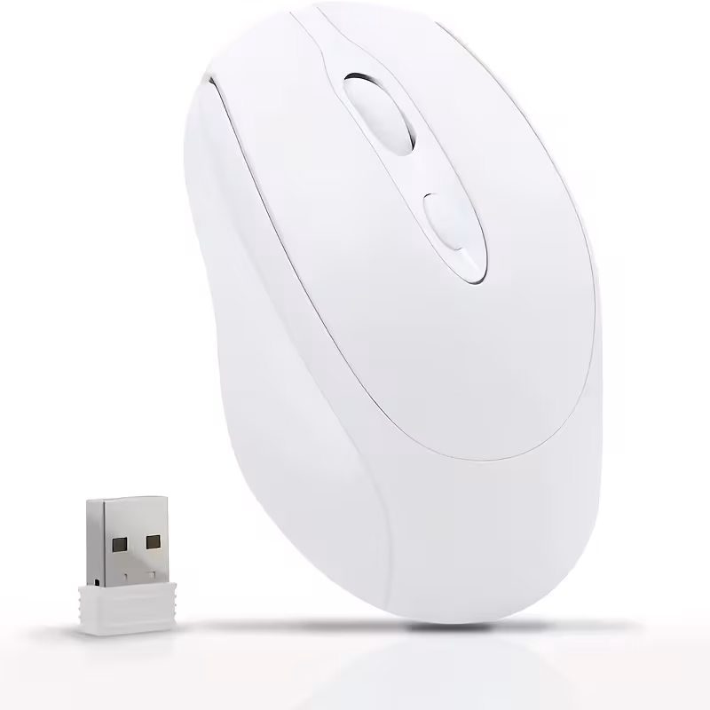 BalanceFit Wireless Mouse Compatible for Windows 10 - Dual-Mode 2.4G/Wireless, Rechargeable Ergonomic Pen Mouse with Type, USB Receiver & Optical Tracking, Compatible for PC, Laptop, Tablet (BalanceFit Brand)